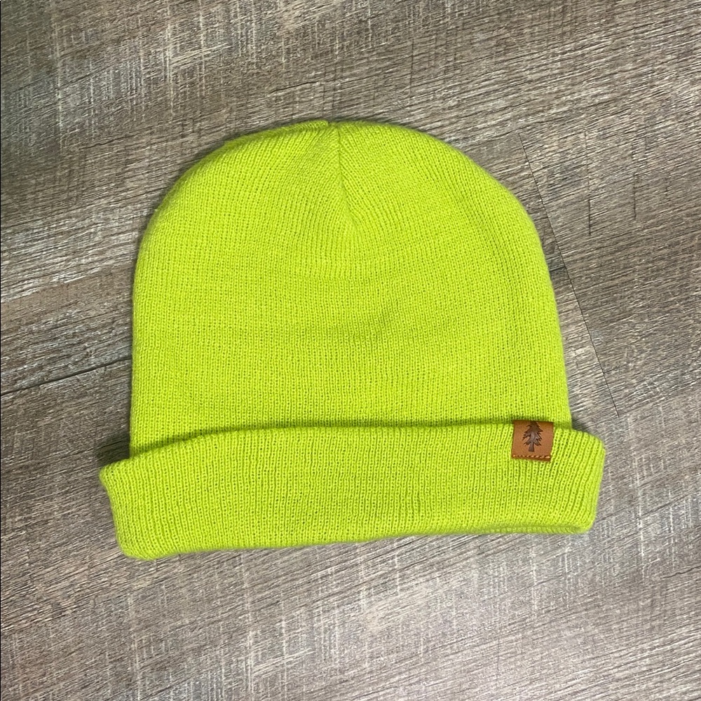 Bright Green Knit Beanie